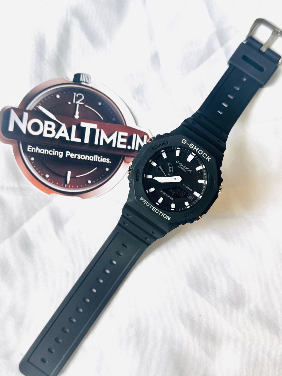 GShock-GA2110 (Analog Digital Watch) Black