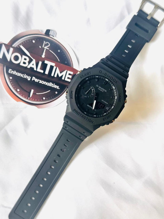 GShock-GA2110 (Analog Digital Watch) Silicon Black