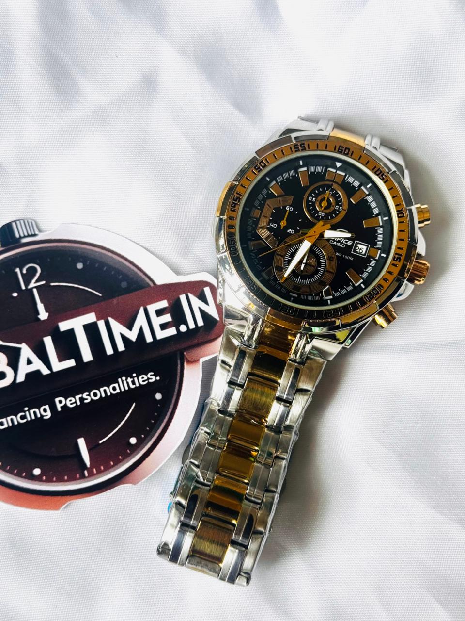 Edifice EFR-539 (Chronograph Watch) Black Gold