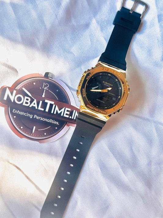 GShock-GA2110 (Analog Digital Watch) Gold